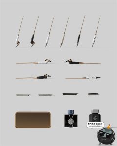 北欧文艺轻奢风品牌包装Vi展示样机场景元素模型PSD模板PS素材-设计猿