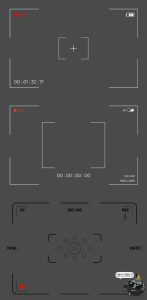 相机录影取景器特效摄影效果创意后期叠加合成PNG免抠边框PS素材-设计猿