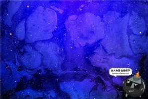 高清绚丽炫彩扭曲星空大理石水彩聚丙乙烯背景底纹图片JPG素材-设计猿