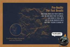 复古磨损噪点掉色粗糙颗粒效果纹理特效PSD样式模板PS设计素材-设计猿