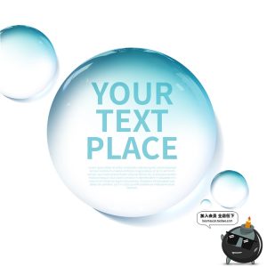 纯净水滴透明液体美容护肤保湿补水滋养化妆品海报PSD元素PS素材-设计猿