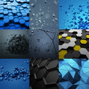 科技感时尚创意炫酷3D立体空间背景底纹PS图库高清JPG图片素材-设计猿