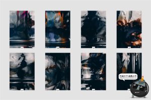 抽象褶皱金属箔反射纹理底纹背景图案后期合成JPG格式图片素材-设计猿