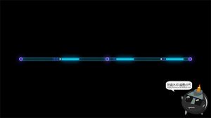 赛博HUD霓虹发光科幻科技风未来箭头锁链分隔符线条装饰​PSD素材-设计猿