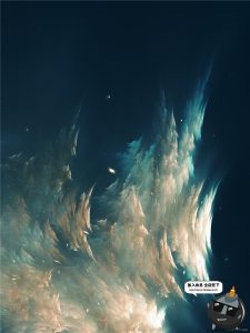 天空翻滚浓郁云涌灾难来临恐怖油彩画高清图片JPG背景PS设计素材-设计猿