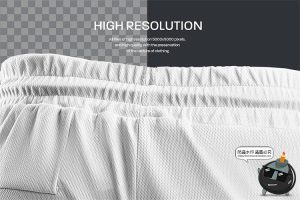 跑步训练紧身运动短裤子印花图案贴图样机效果展示PSD模板PS素材-设计猿