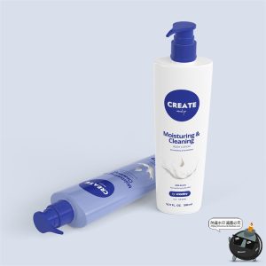 沐浴洗浴乳液瓶洗发水按压瓶包装贴图mockups样机PSD模板PS素材-设计猿