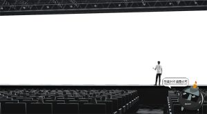 大屏幕发布会演讲大厅场景模拟效果提案展示样机图PSD模板PS素材-设计猿