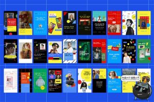 创意卡通撞色彩图文自媒体推文海报广告图片排版PSD模板PS素材-设计猿