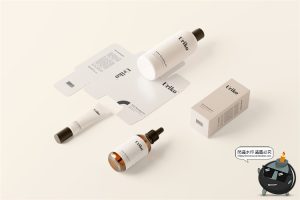 护肤品美妆精油润肤露保湿化妆品乳液分装瓶包装样机PSD模板素材-设计猿