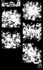 冻结雪花冰晶结冰冬季窗户冰纹纹理纹路PS笔刷后期合成PS设计素材-设计猿