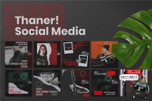 撕纸潮流风格个性宣传海报新品广告图文排版PSD分层模板PS素材-设计猿