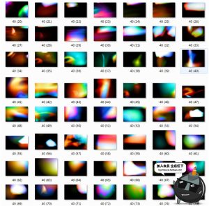 斑驳光线DJ灯光镭射射线漏光调色PS效果叠加高清图片背景纹理素材-设计猿