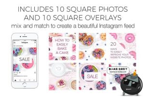 特色甜点甜甜圈美食蛋糕海报广告图文排版海报宣传PSD模板PS素材-设计猿