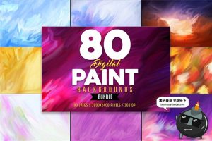 流体油画墨抽象涂抹效果油彩色梦幻质感背景纹理JPG高清图片素材-设计猿