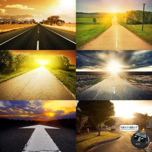 高清柏油公路沥青道路马路自然风光背景风景后期合成JPG图片素材-设计猿