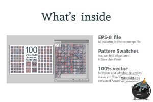 古典图案复古四方连续花纹图案背景底纹重复平铺画板AI矢量素材-设计猿
