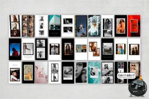 胶卷胶片框架品牌推广新媒体电商海报PNG边框PSD样机模板PS素材-设计猿