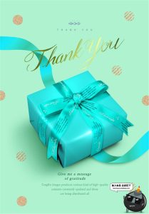 韩式礼盒节日促销时尚新年海报蝴蝶结欧式背景PSD模板PS素材-设计猿