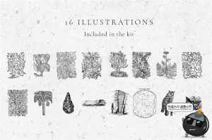 文艺轻奢艺术自媒体推文版面排版海报PSD模板分层源文件PS素材-设计猿