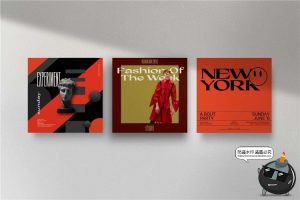 适合雕塑建筑物体复古潮流品牌故事海报图文排版PSD模板PS素材-设计猿