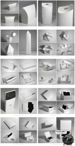 异形盒纸盒纸袋包装盒平面展开图结构刀模盒型分割图片AI矢量素材-设计猿