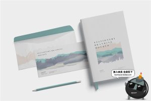 房地产文具品牌设计VI提案文创样机贴图展示模型PSD模板PS素材-设计猿