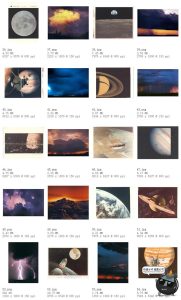 科幻星际风复古艺术蒸汽波普太空外星人美式漫画PNG剪贴画PSD素材-设计猿