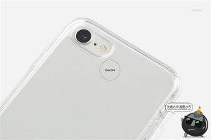 苹果iPhone8透明塑料手机壳外壳保护套图案贴图样机PSD模板PS素-设计猿