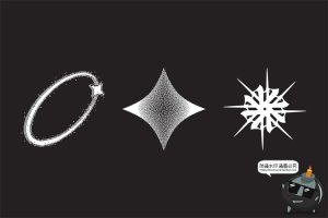 半调潮流抽象艺术噪点复古Y2K酸性像素画几何PNG图形AI矢量PS素材-设计猿