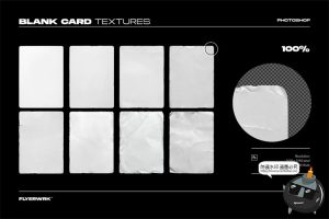 盲盒卡牌玩具纸牌空卡模型保护套贴图效果展示PSD模板样机PS素材-设计猿