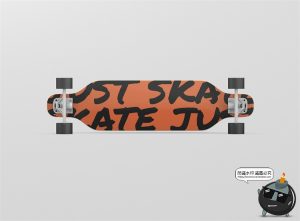 街头潮流滑板滑轮板产品多角度效果展示mockups样机PSD模板PS素材-设计猿