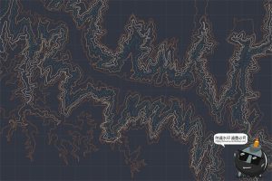 抽象地理地形山脉图案等高线背景底纹纹理AI矢量PNG免抠装饰素材-设计猿