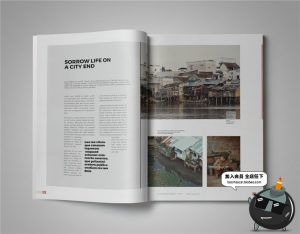 15页社会科学地理杂志宣传册画册图文排版文案布局AI矢量模板素材-设计猿