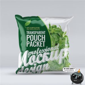 膨化油炸薯片零食食品塑料袋膨胀食品包装设计VI样机PSD模板素材-设计猿