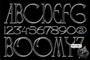 潮流酸性艺术透明玻璃文本字体特效样式mockups样机PSD模板PS素材-设计猿