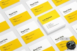 正方形卡片名片卡纸小纸片VI展示模型mockups样机PSD模板PS素材-设计猿