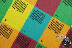 自然褶皱胶合海报广告智能贴图效果展示mockup样机PSD模板PS素材-设计猿