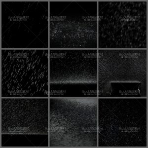 雨中浪漫雨滴水滴雨水暴风雨婚纱影楼雨景PSD下雨效果特效PNG素材-设计猿