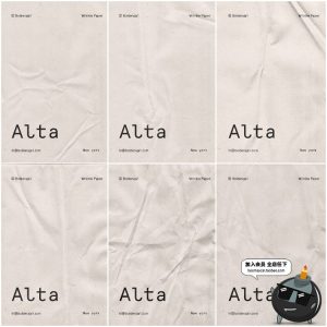 纸张褶皱纹理质感肌理效果海报智能贴图创意文创样机PSD模板素材-设计猿