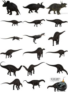 远古恐龙霸王龙PNG透明背景免抠图素材图片高清大图PS后期素材库-设计猿