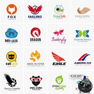 5000款LOGO创意标志图案图标徽章简约品牌AI矢量模板素材图片合集-设计猿