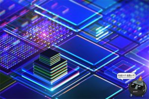 未来科幻人工智能纳米技术芯片科技海报背景底纹图片PSD模板素材-设计猿