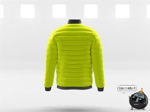 男士运动夹克羽绒服外套上衣模型品牌logo贴图样机PSD模板PS素材-设计猿