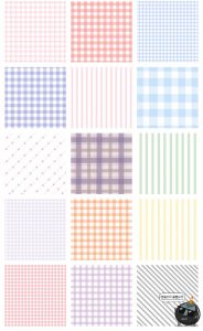 清新软萌甜格子格纹斜纹背景平铺重复图案印花图片底纹理JPG素材-设计猿