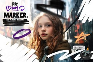 手绘涂鸦乱笔迹笔画粗记号笔马克笔圆圈数字形状图形标记PNG素材-设计猿