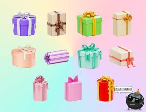 圣诞节新年节日派对生日礼物礼品盒子icons图标PNG免抠图片UI素材-设计猿