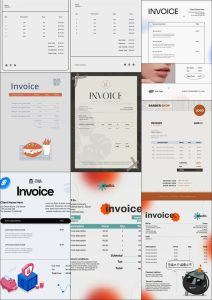 价目价格表模板平面排版货物清单单页表单结算单表格PSD模板素材-设计猿