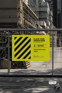 施工建筑工地建设工程招贴海报品牌VI应用提案样机PSD模板PS素材-设计猿