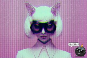 复古怀旧老照片做旧Crt显示失真后期特效滤镜样机PSD模板PS素材-设计猿